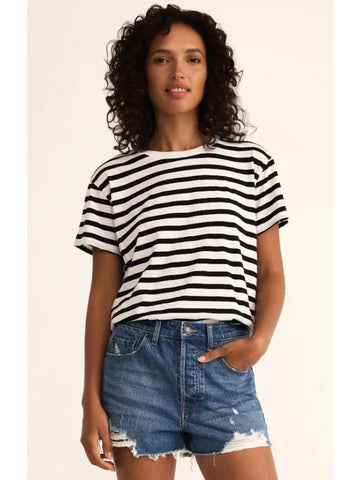 ZSupply Go To Stripe Tee - Black