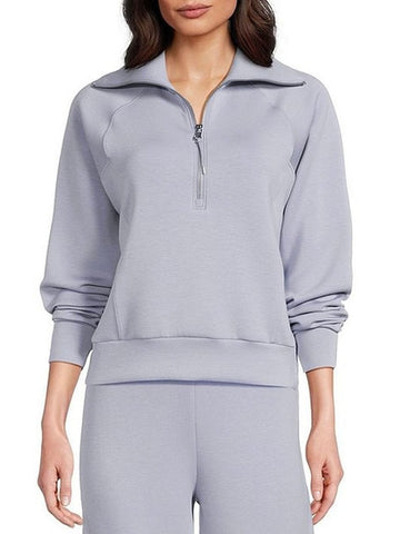 SPANX AirEssential Half Zip - Himalayan Cloud