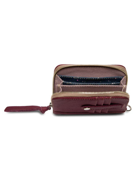 Plum Zippy Wallet