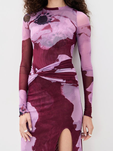 Free People Gianni Maxi Dress - Violet Siren Combo