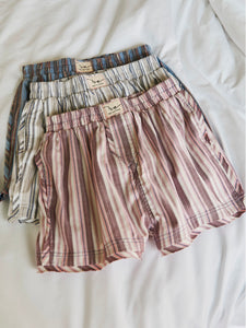 Free People Day To Day Flannel Boxers - Burgundy Combo by