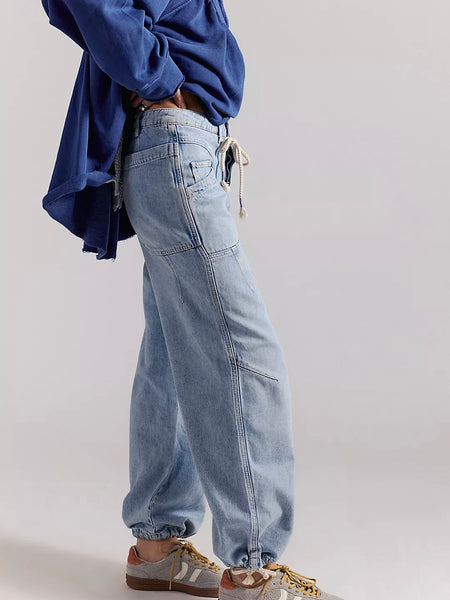Free People Love Language Pull On Jeans - No Drama