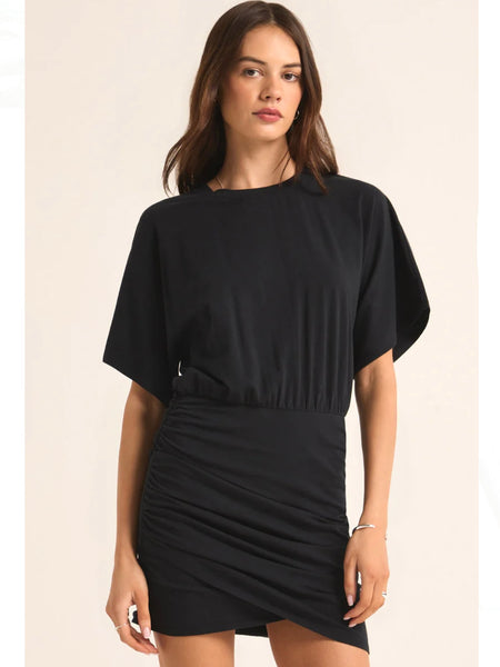 ZSupply Camela Jersey Dress - Black