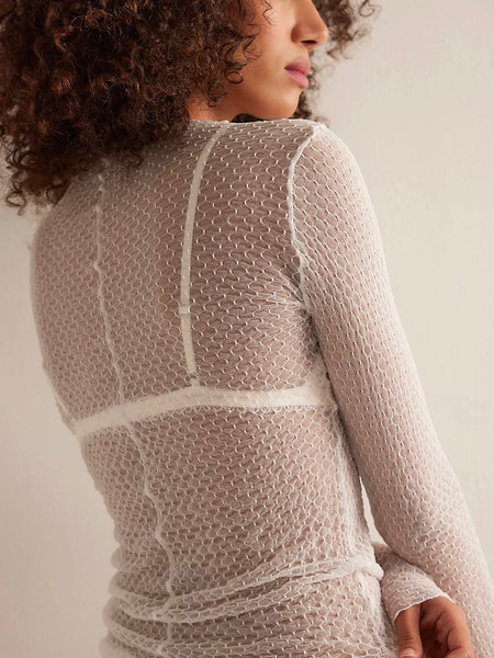 Free People Minding My Business Top- Black