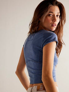Free People We The Free Protagonist Tee - Midnight Rain