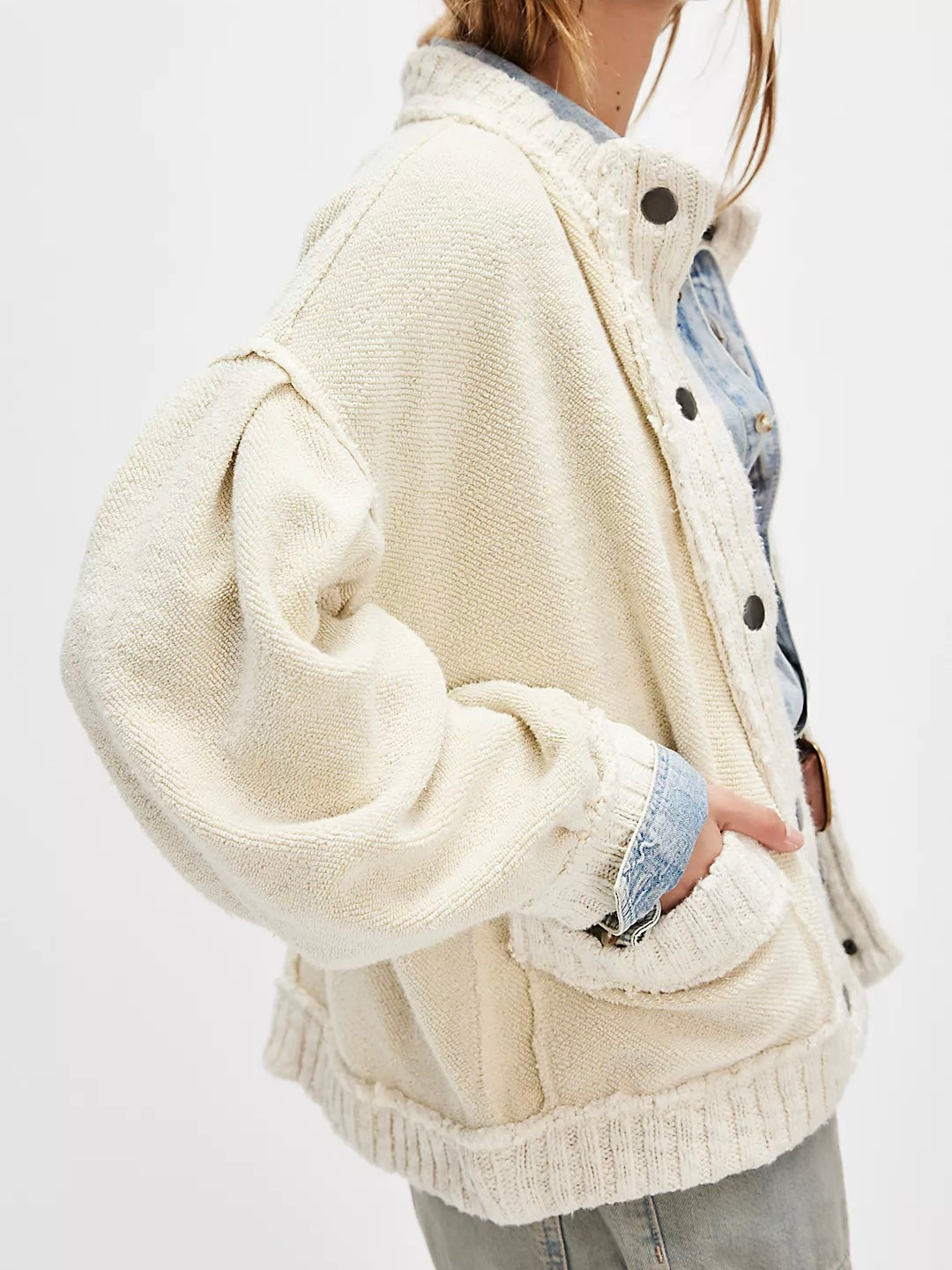 Free People Cute In This Cardi - Tea