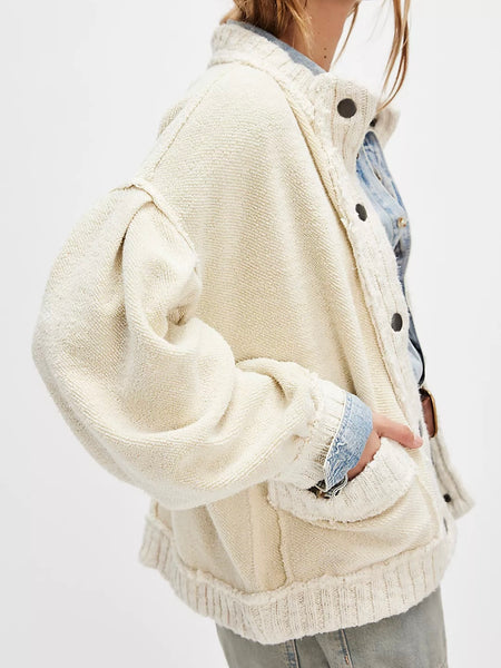 Free People Cute In This Cardi - Tea