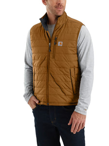 Carthartt Men’s Rain Defender Insulated Vest - Relaxed Fit - Carthartt Brown