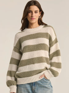 ZSupply Anders Striped Sweater- Willow