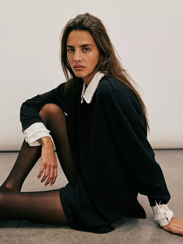 Free People Gianna Twofer - Black Combo