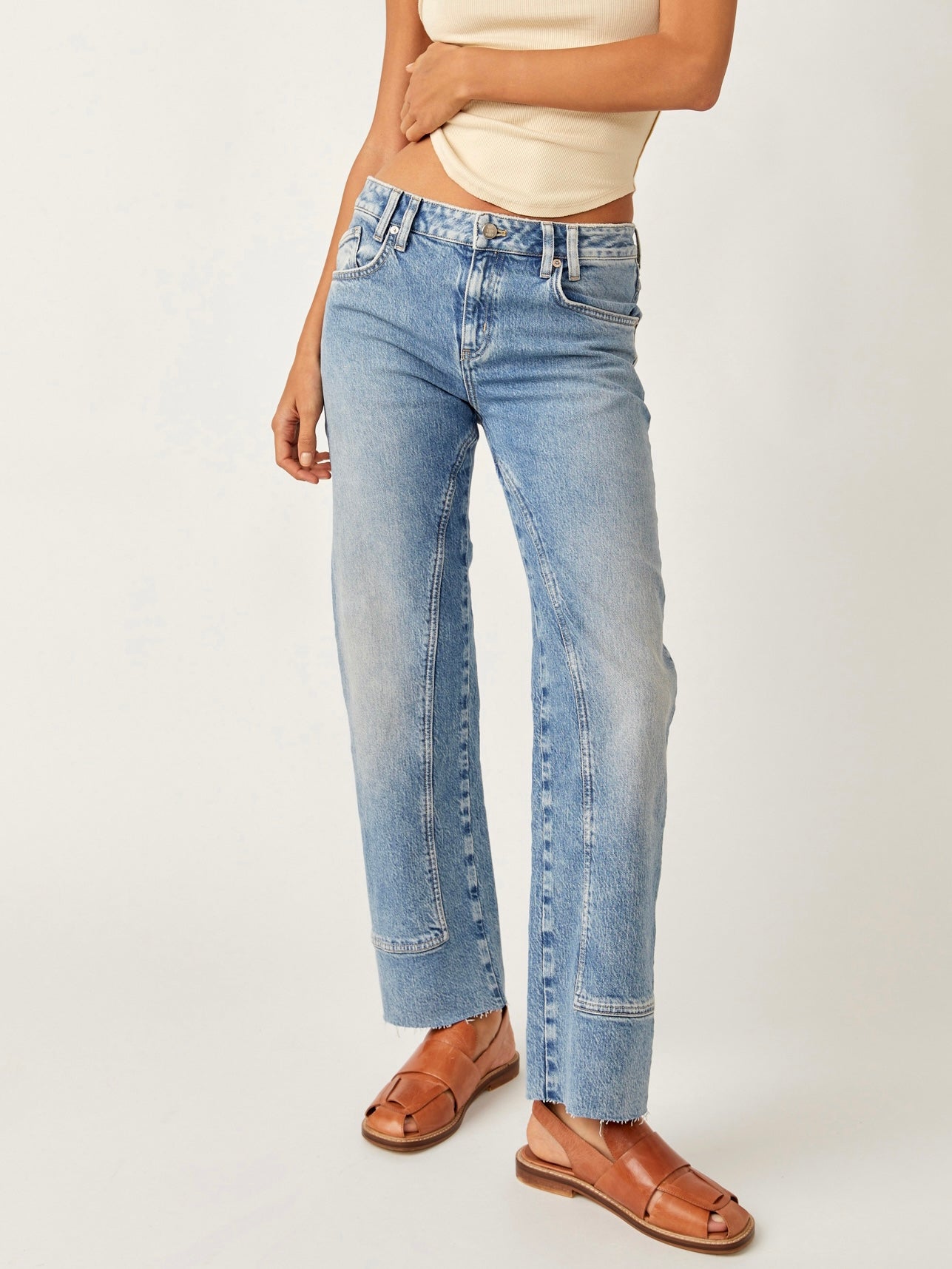 Free People Mid Rise Risk Taker- Mantra