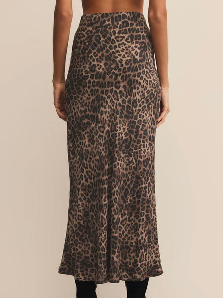 ZSupply Izabel Leopard Skirt - Desert Tan