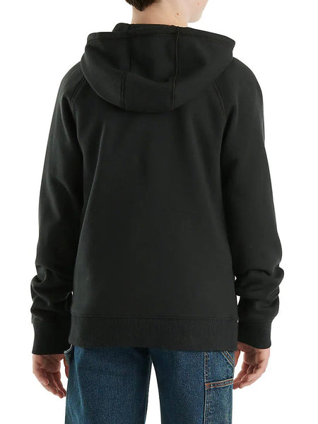 Boys’ Long Sleeve Full Zip Logo Sweatshirt