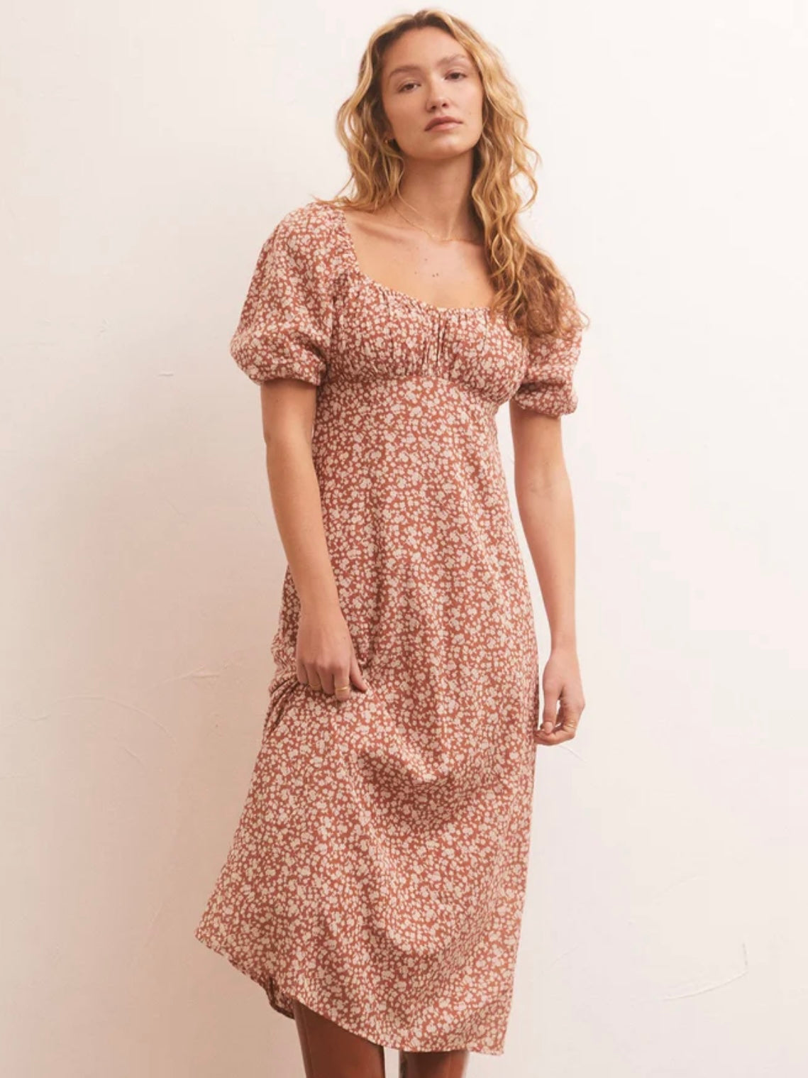 ZSupply Kiera Floral Midi Dress