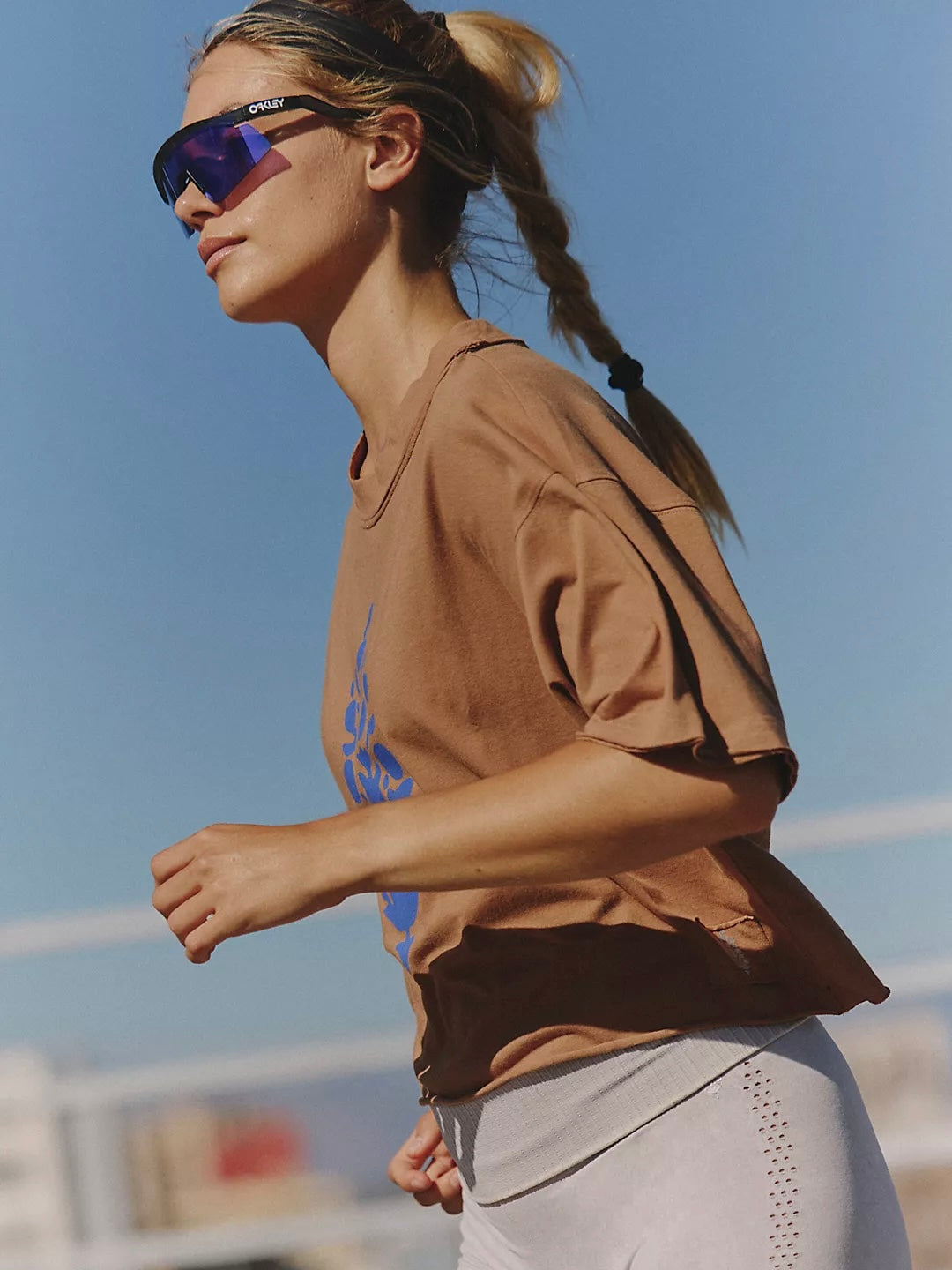 Free People Inspire Buti Logo Tee - Twig/Pulse Combo