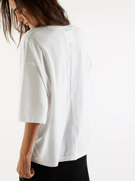 Free People Perfect Oversized Tee - Ivory