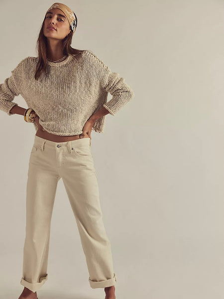 Free People Opal Rollneck Sweater - Tea
