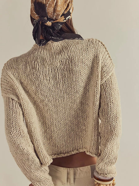 Free People Opal Rollneck Sweater - Tea