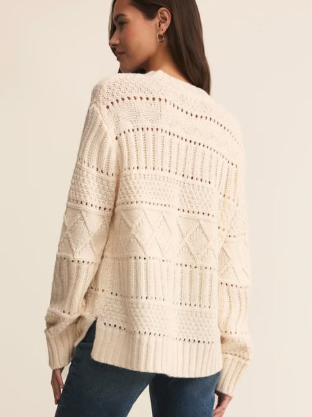 ZSupply Cento Cable Knit Sweater - Warm White