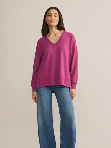 ZSupply Modern V-Neck Weekender - Magenta