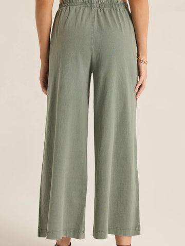 ZSupply Scout Jersey Flare Pocket Pant- Palm Green