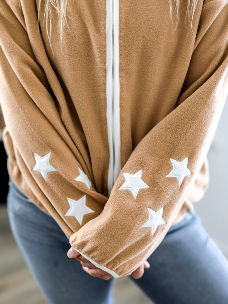 Retro Star Fleece Zip