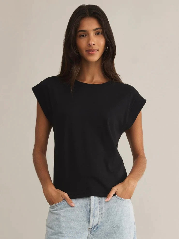 ZSupply Camino Slub Top - Black