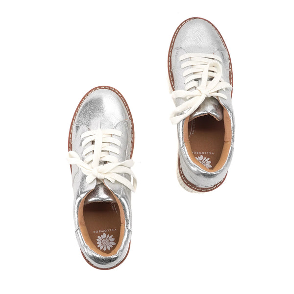 Marcell Flatform Sneaker- Silver