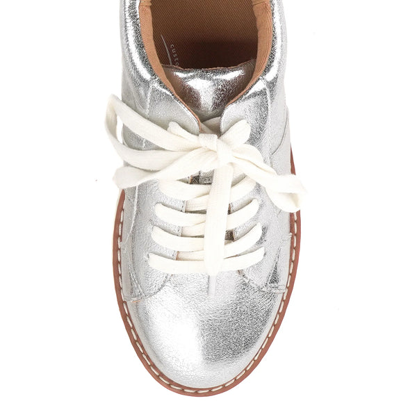 Marcell Flatform Sneaker- Silver