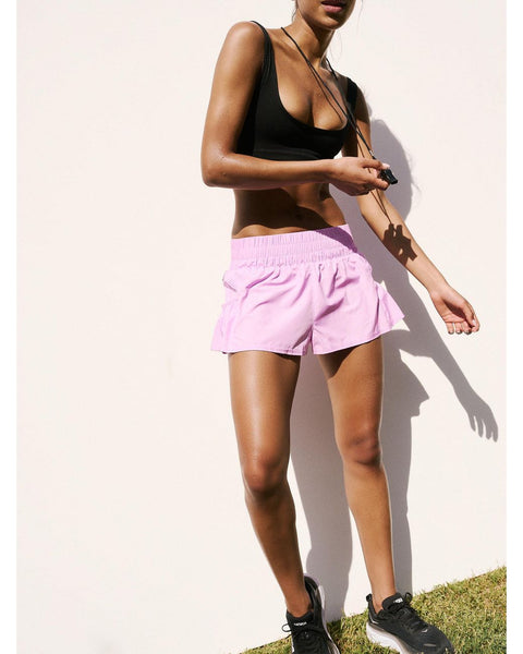 Free People Get Your Flirt On Shorts- Powder Pink