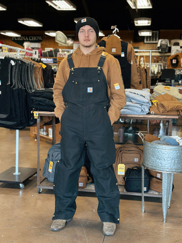 Carhartt Loose Fit Firm Duck Insulated Bib Overalls