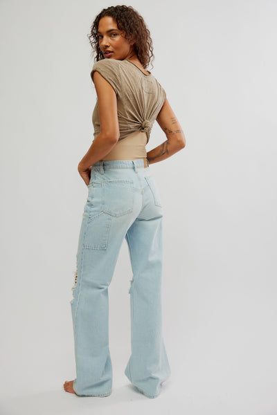 Free People Tinsley Baggy High Rise- Ripper