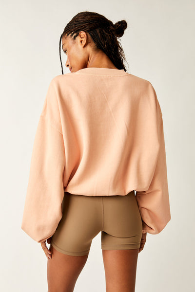 Free People Start To Finish Bubble- Pretty In Peach