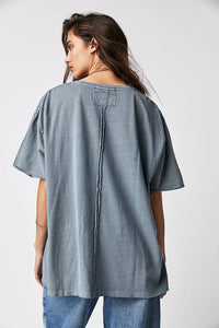 Free People Nina Tee- Blue Mirage