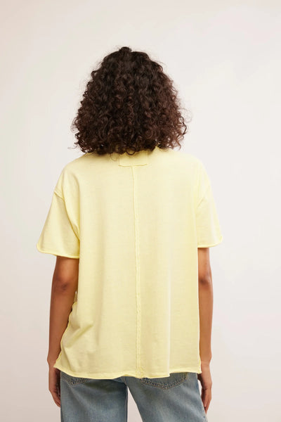 Free People Nina Tee- Yellow Finch