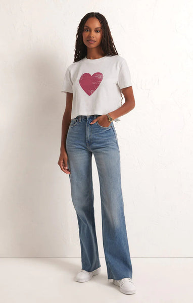 ZSupply You Are My Heart White Tee