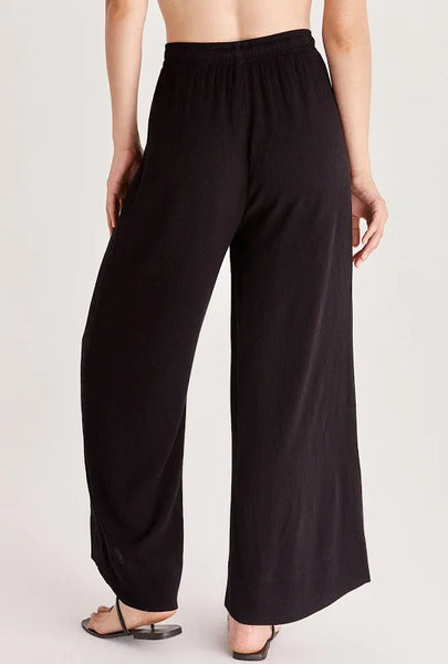 ZSupply Whitesands Wide Leg Pants - Black