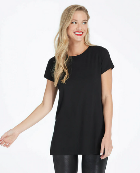 SPANX Perfect Length Tee- Black