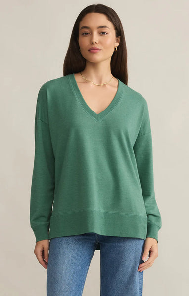 ZSupply Modern V-Neck Weekender - Botanical Green