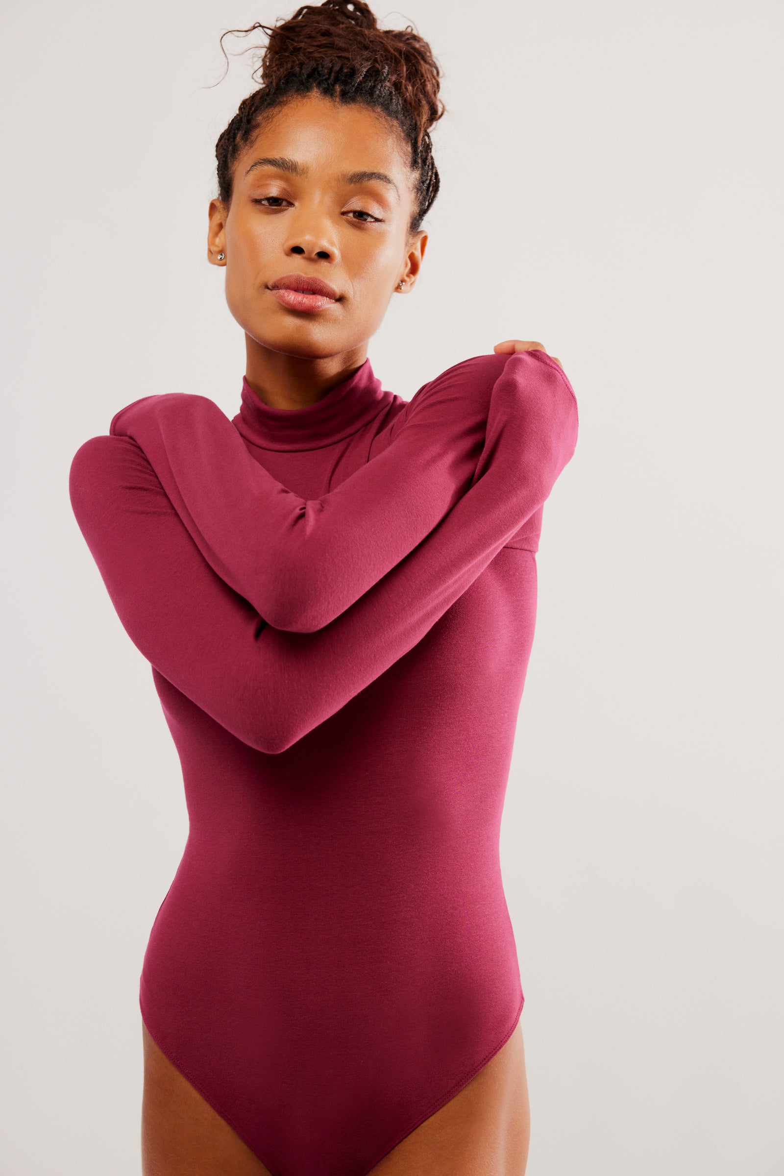 (取寄) フリーピープル レディース ストラップ イン ザ バック ボディスーツ Free People women Straps In The Back Bodysuit Wine Women's Free People Straps In The Back Bodysuit | Zappos.com