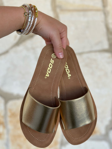 Efron Sandals- Gold