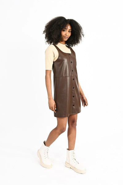 Vegan Leather Dress