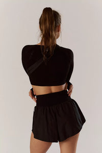 Free People Carpe Diem Shorts - Black