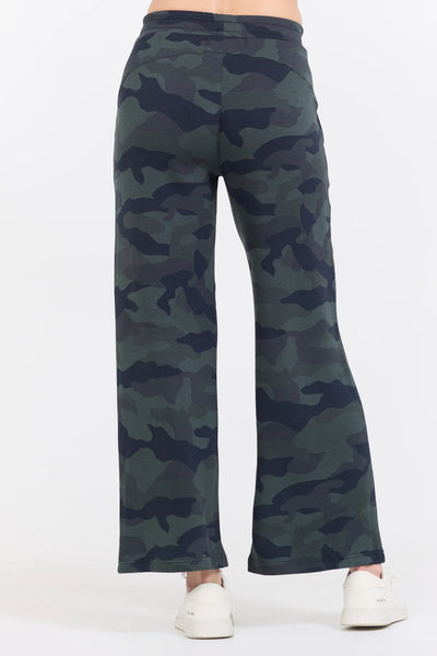 Vintage Havana Cloud Fleece Flare Pants - Onyx Camo