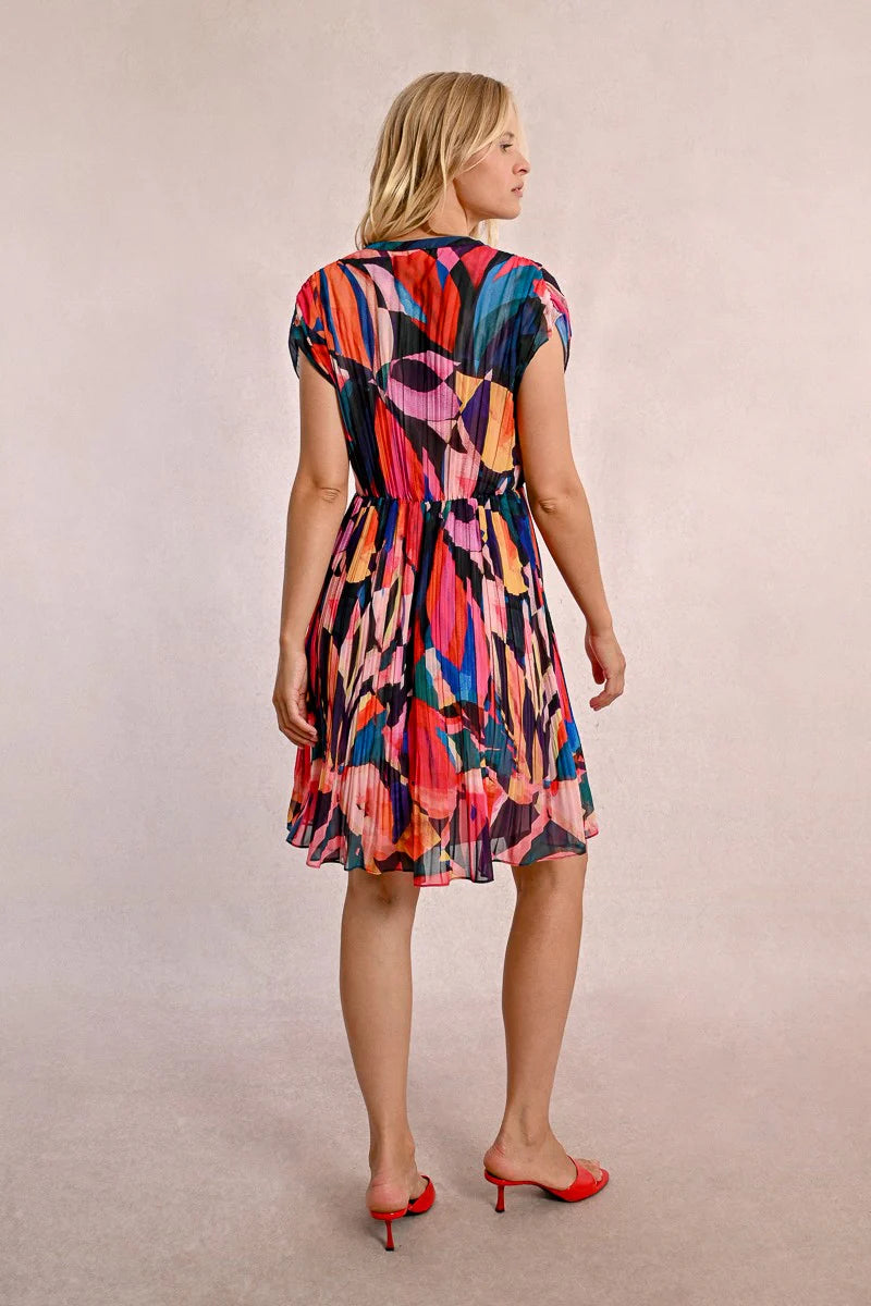 Sleeveless Shirt Dress - Multicolor Donna