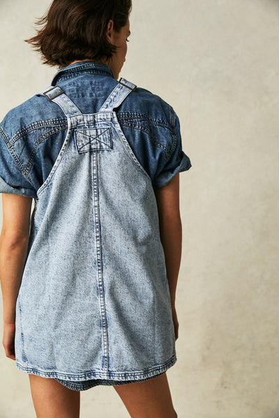 Free People Overall Smock Mini- All Faded Out