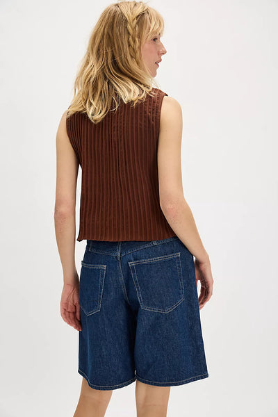 Free People Tilly Vest - Honey Bronze