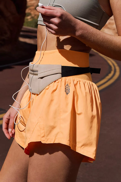 Free People Carpe Diem Shorts - Neon Clementine