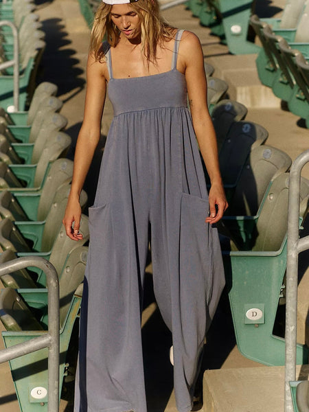Free People Hot Shot Strappy Onesie - All