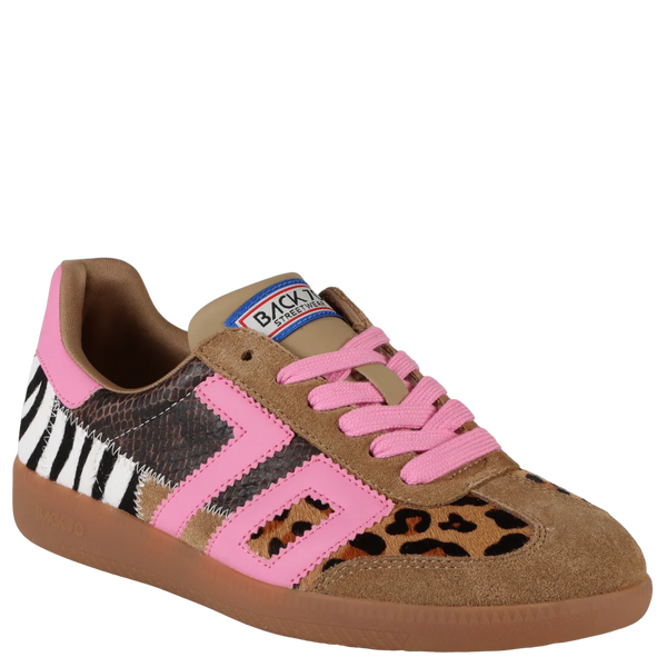 Back 70 Squid Sneaker - Leopard Zebra